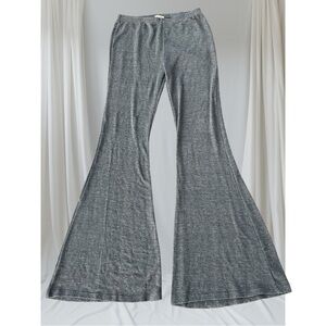 ANAMA  Grey Flared Lounge Yoga Pants L